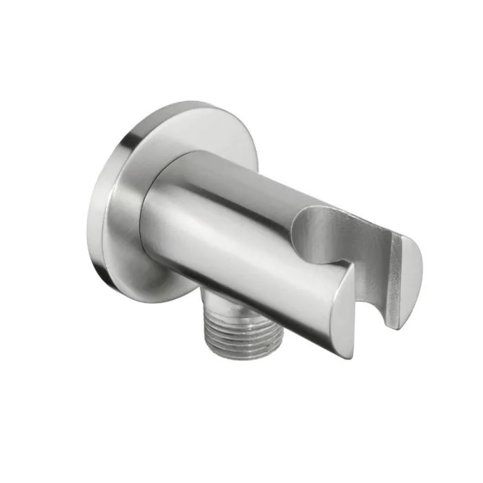 Inox Stainless Steel Wall Outlet with Handset Holder