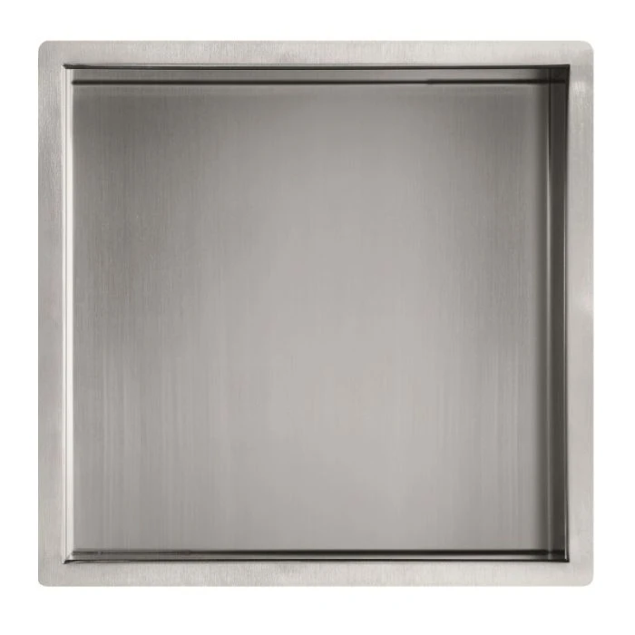 Inox Stainless Steel Square Shower Niche