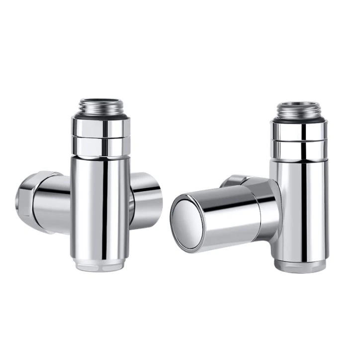 JTP Dual Fuel Radiator Valves Chrome