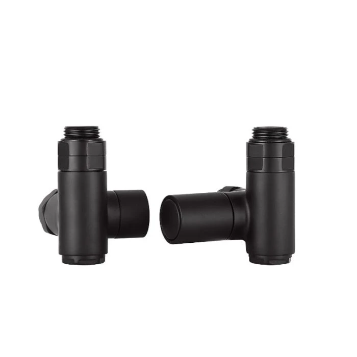 JTP Dual Fuel Radiator Valves Matt Black