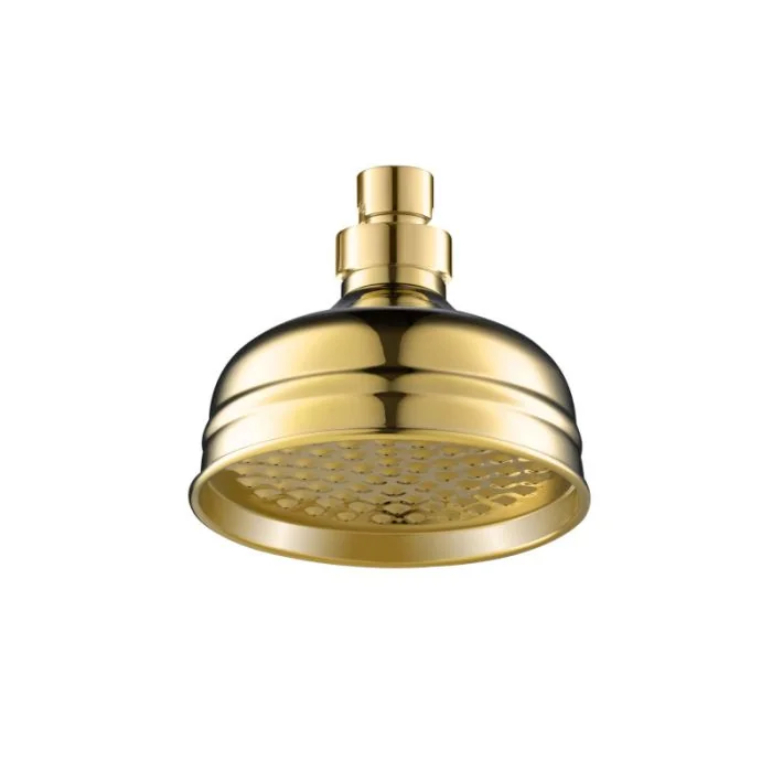 Grosvenor 125mm Round Shower Head Brass