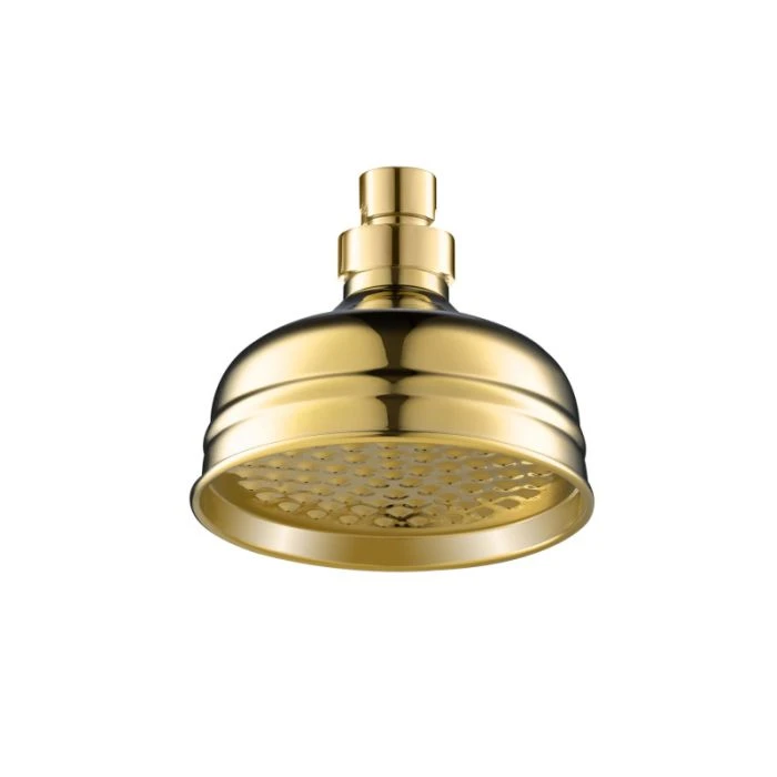 Grosvenor 200mm Round Shower Head Brass