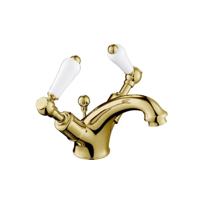 Grosvenor Lever Basin Mixer Gold