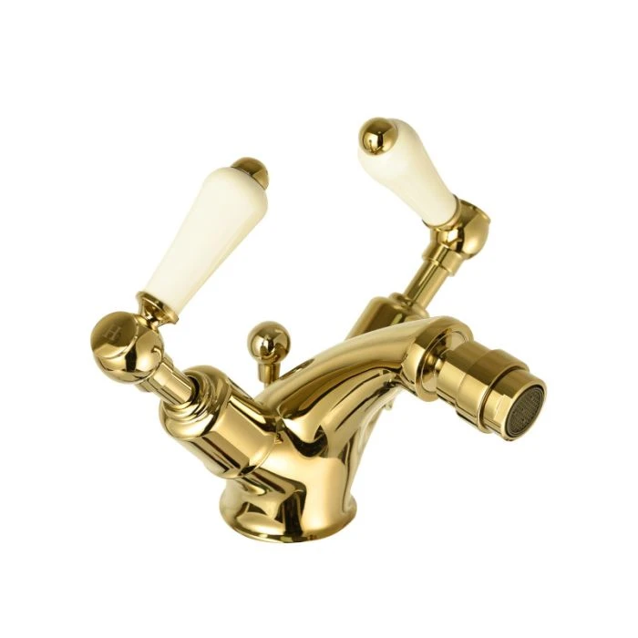 Grosvenor Lever Bidet Mixer Gold
