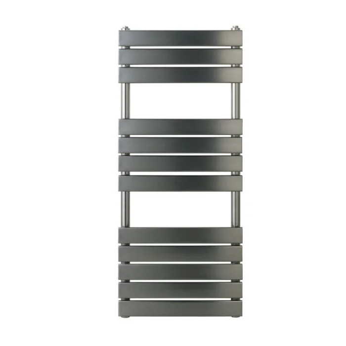 JTP Hix 1200 x 500 Straight Towel Rail Brushed Black
