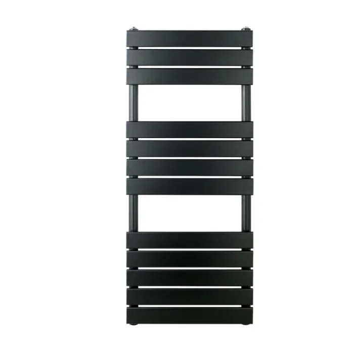 JTP Hix 1200 x 500 Straight Towel Rail Matt Black