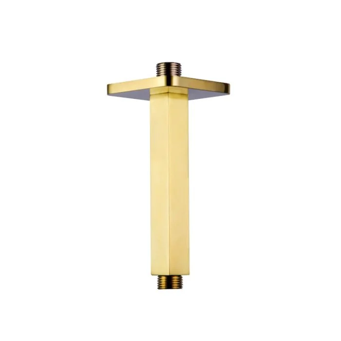 Hix Ceiling Mounted Shower Arm Brass