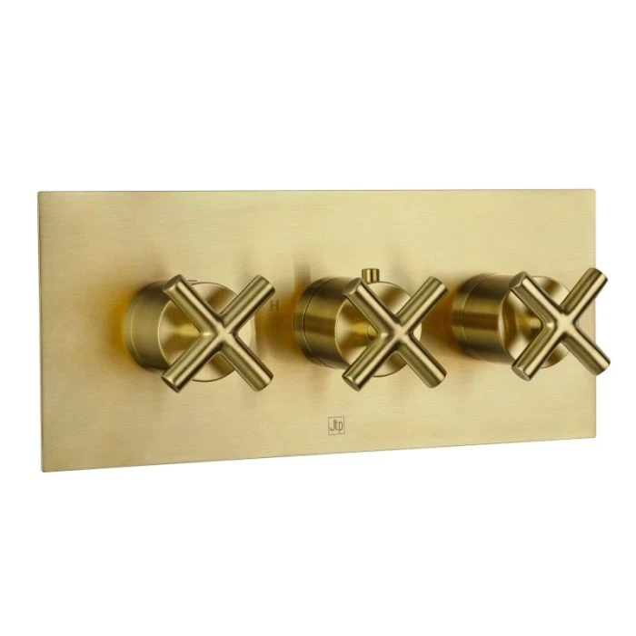 Solex 3 Way 3 Handle Shower Valve Brass