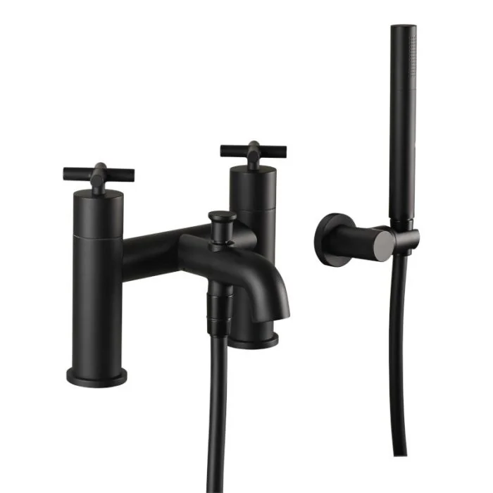 Solex Bath Shower Mixer Matt Black