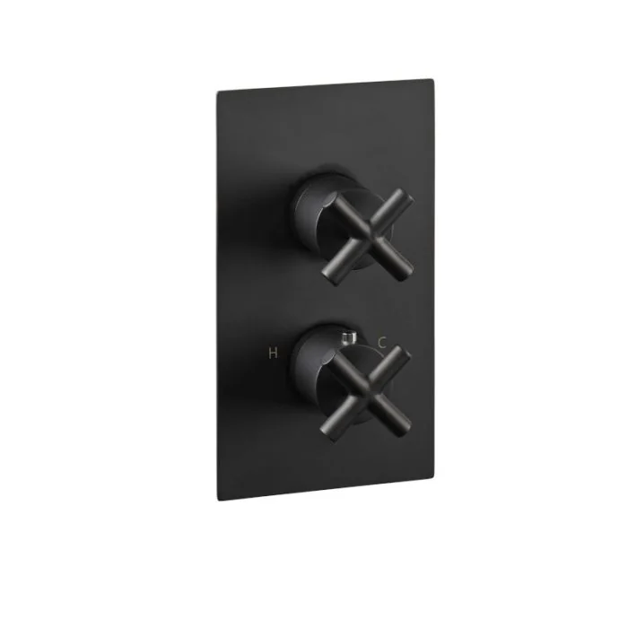 Solex Thermostatic Shower Valve Black