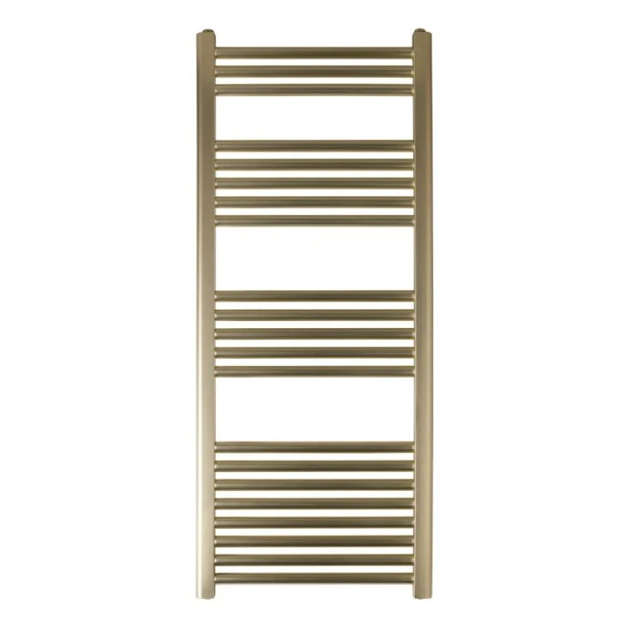 JTP VOS 1200 x 500 Straight Towel Rail Brushed Brass