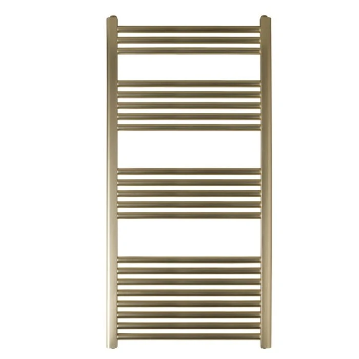 JTP VOS 1200 x 600 Straight Towel Rail Brushed Brass
