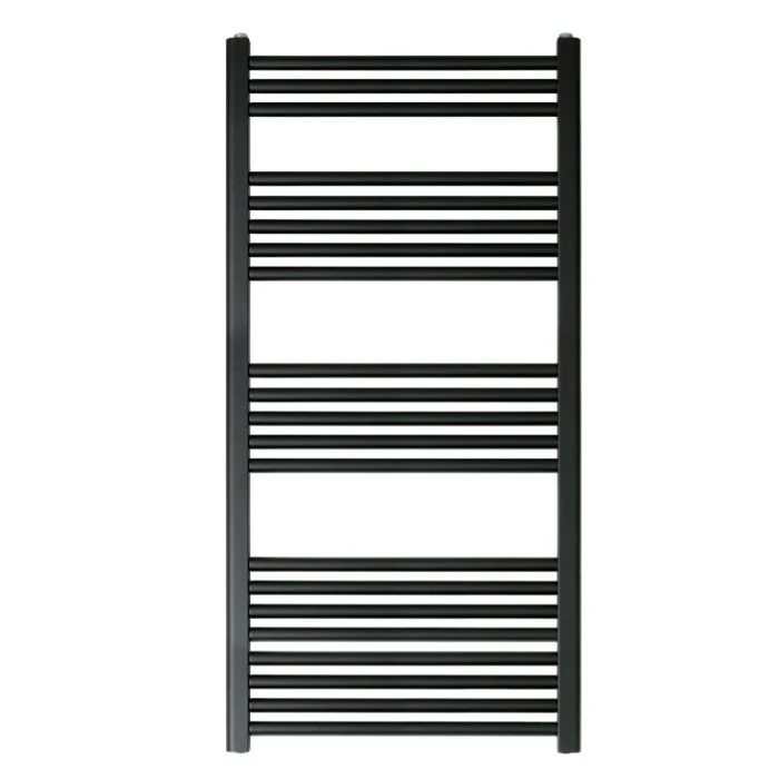JTP VOS 1200 x 600 Straight Towel Rail Matt Black
