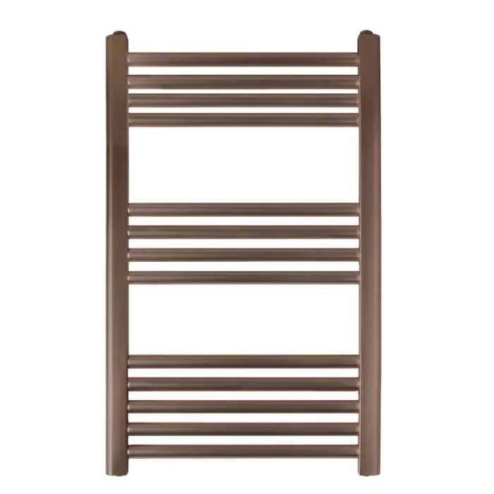 JTP VOS 800 x 500 Straight Towel Rail Brushed Bronze