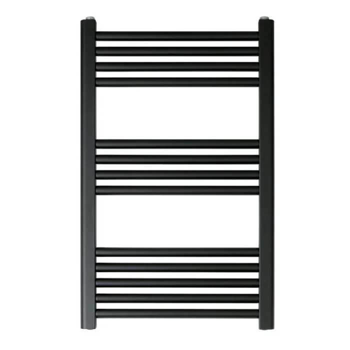JTP VOS 800 x 500 Straight Towel Rail Matt Black