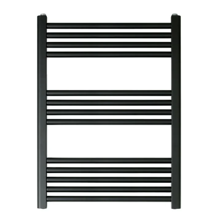 JTP VOS 800 x 600 Straight Towel Rail Matt Black