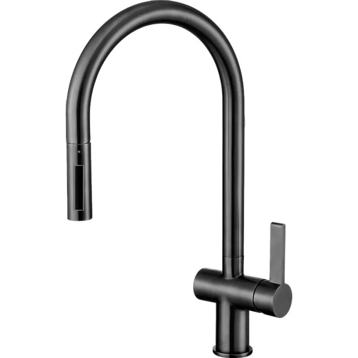VOS Pull Out Sink Mixer Tap Brushed Black