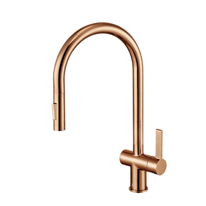 VOS Pull Out Sink Mixer Tap Rose Gold