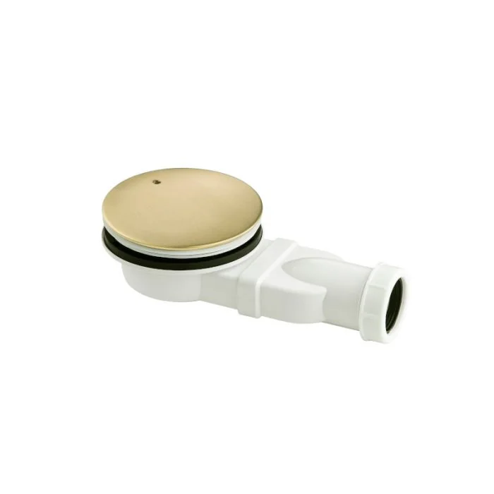 VOS Slim Shower Waste Brushed Brass
