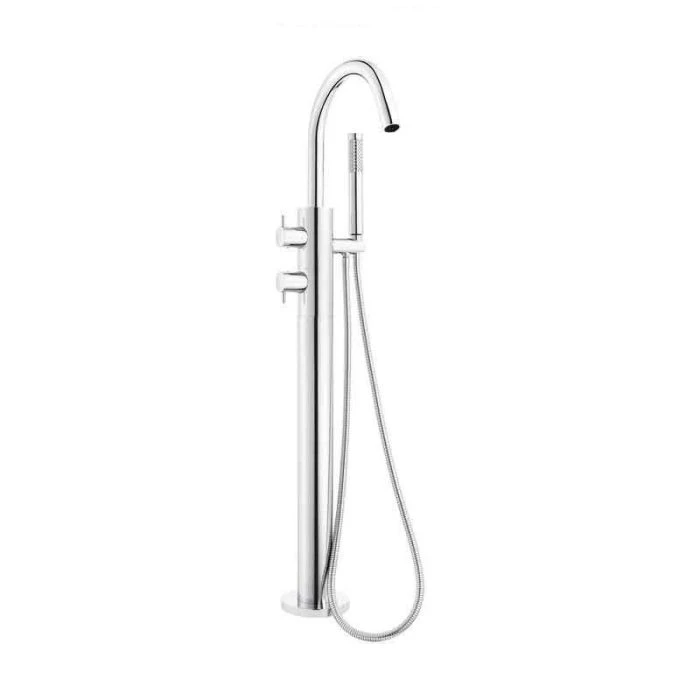 Kai Lever Floor Thermostatic Bath Shower Mixer