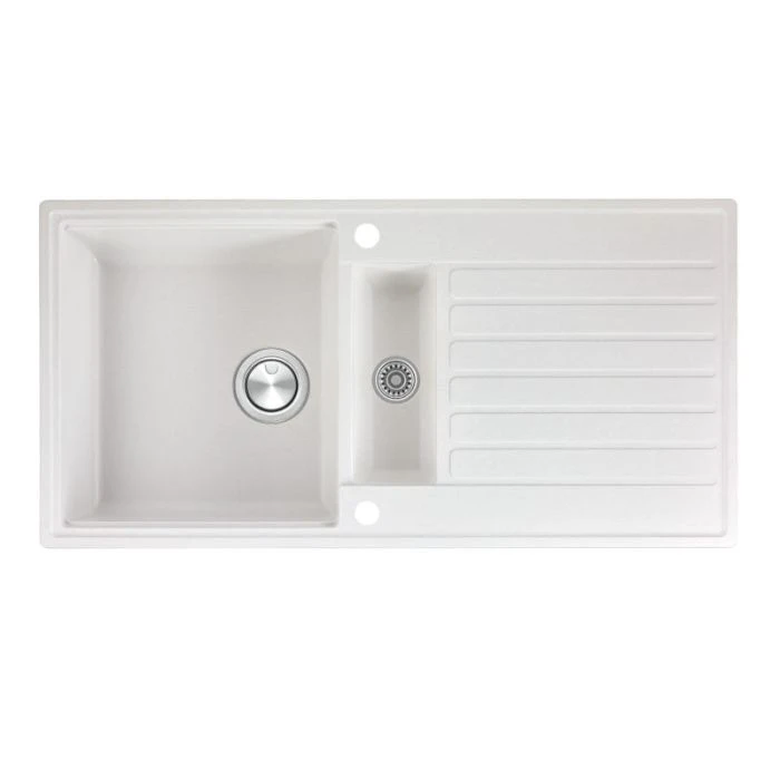 Kameo Smart 1.5 Bowl And Drainer Blizzard