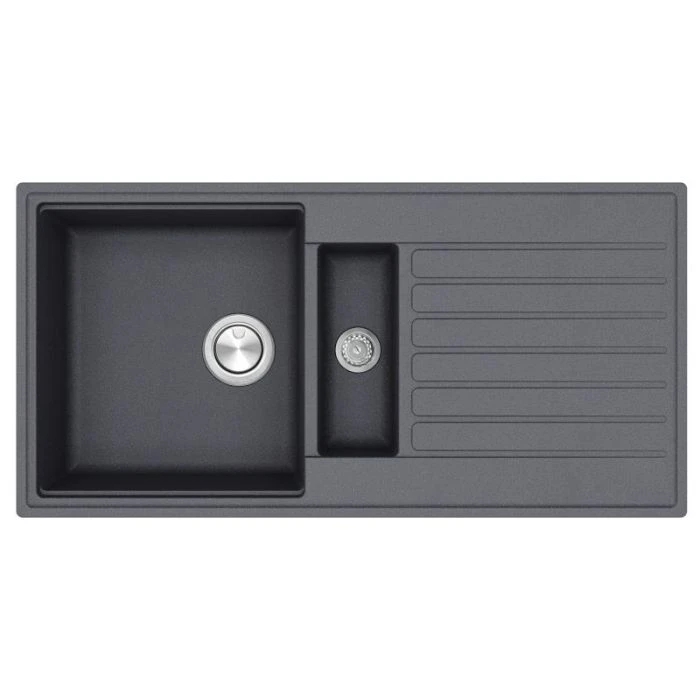 Kameo Smart 1.5 Bowl And Drainer Slate