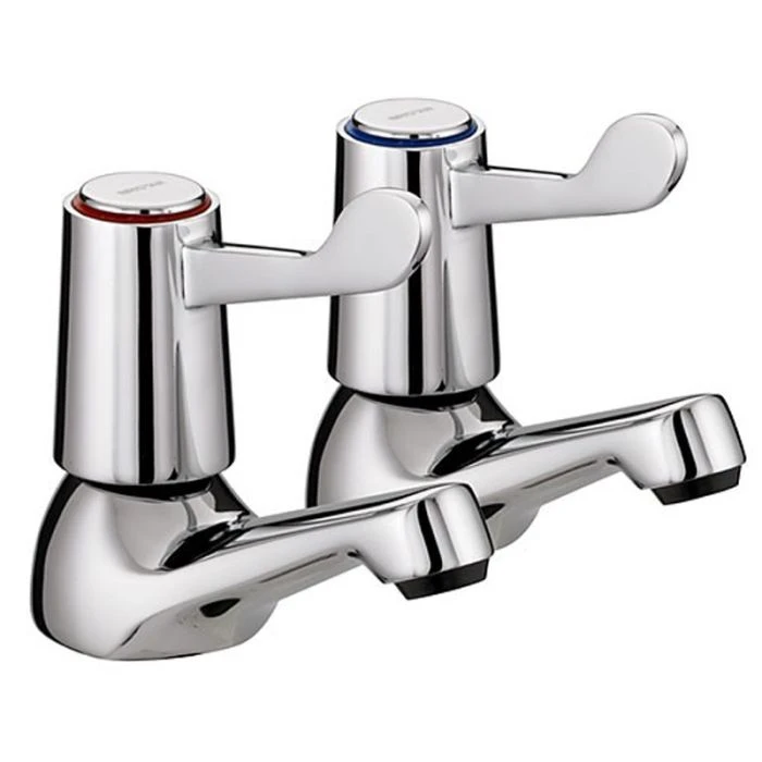 Bristan Value Lever Basin Taps 6" Levers