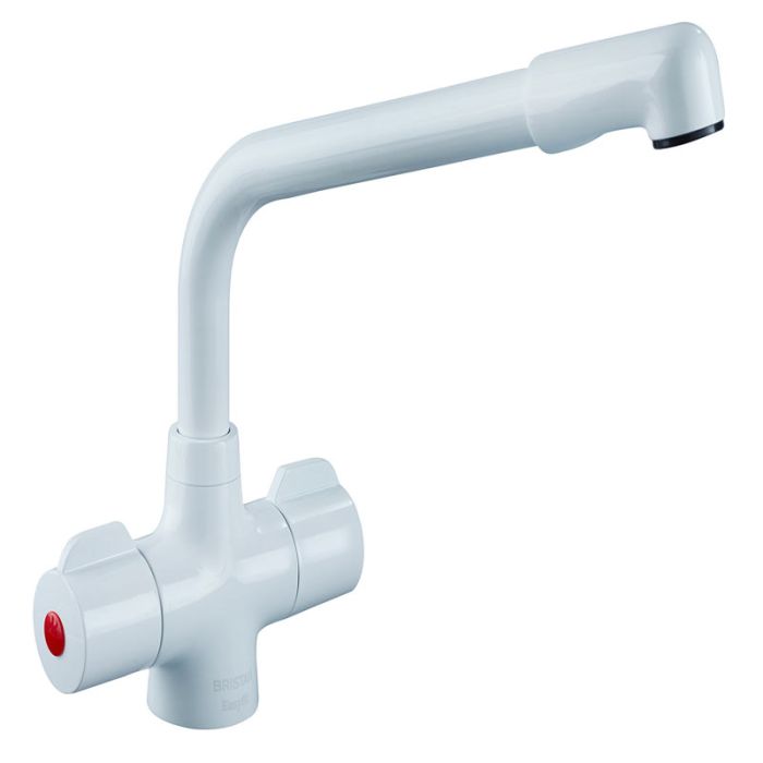 Manhattan Monobloc Sink Mixer White