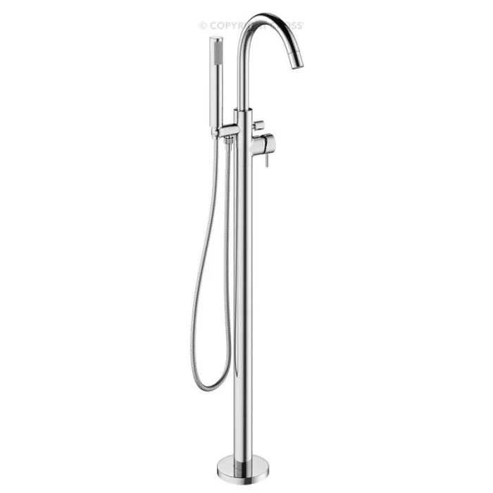 Mike Pro Floor Standing Bath Shower Mixer Chrome