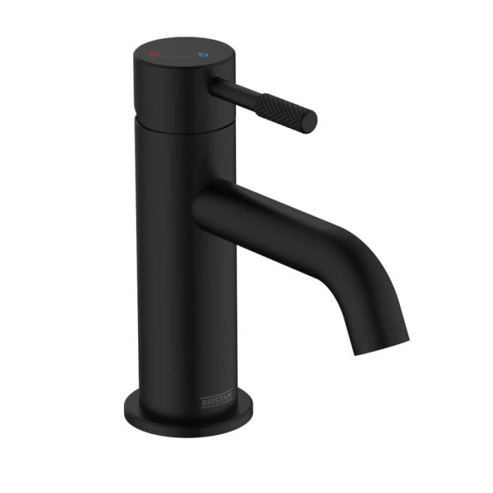 Molida Basin Mixer with Clicker Waste Matt Black