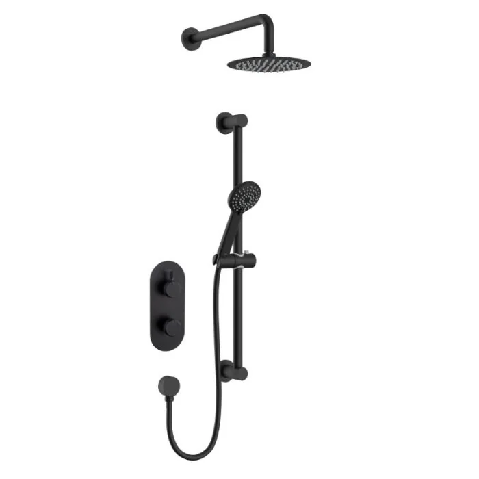 Molida 2-Way Recessed Shower Valve Kit Matt Black