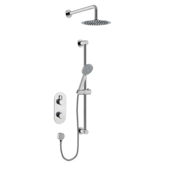 Molida 2-Way Recessed Shower Valve Kit Chrome