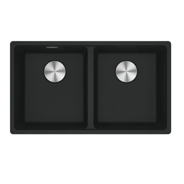 Franke Maris (MRG 120-35-35) 2 Bowl Sink Matt Black