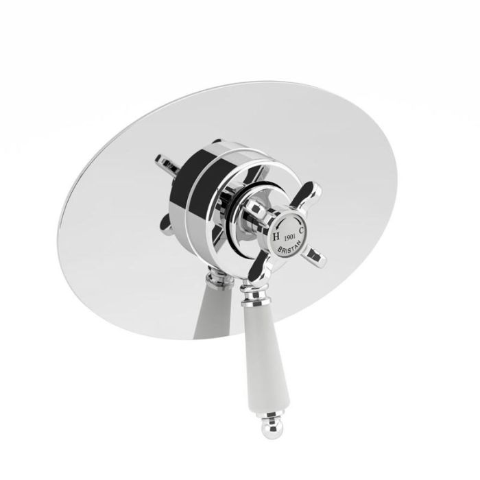 1901 Thermostatic Recessed Dual Shower Chrome