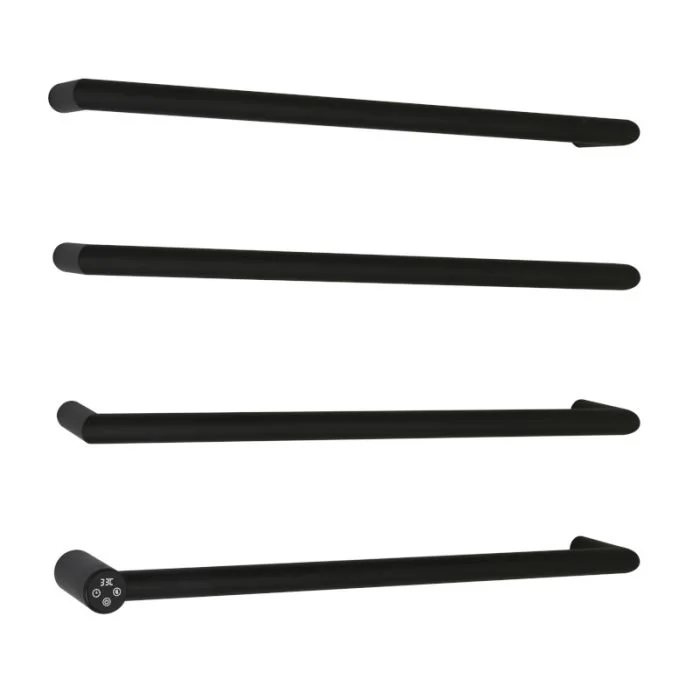 Obi Electric Bar Towel Rail Matt Black