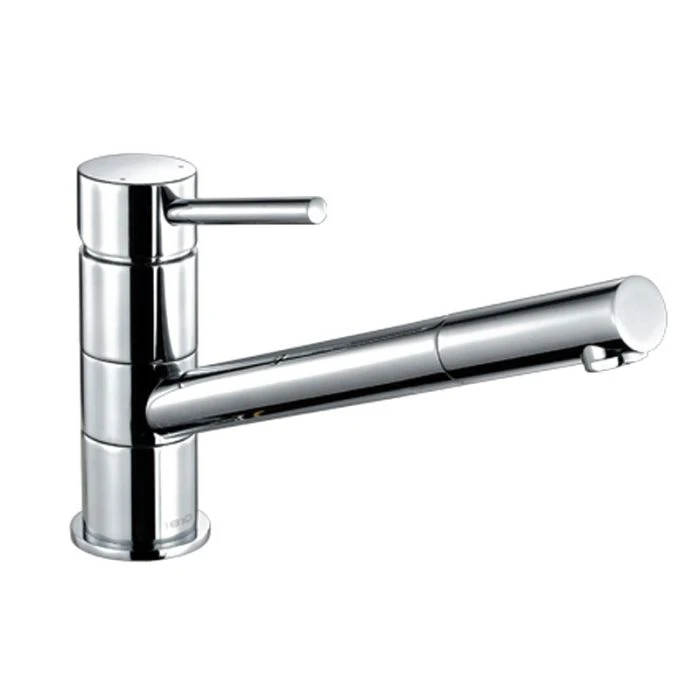1810 Pluie Angled Spout Sink Mixer Chrom