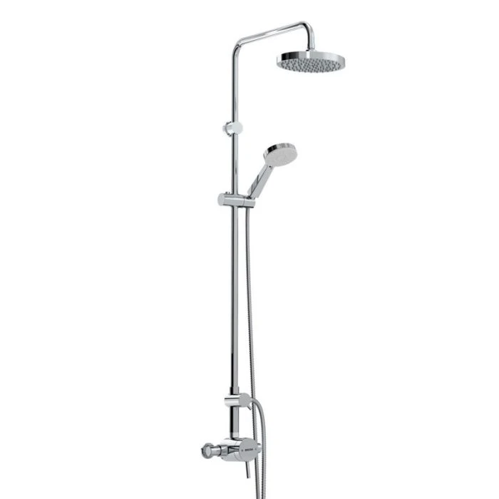 Prism Exposed Fixed Head Shower with Diverter & Kit