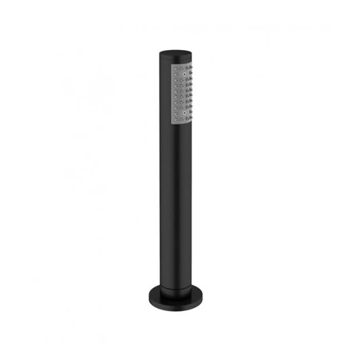 Follow Me Bath Mounted Shower Handset and Hose Matt Black