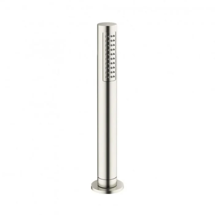 Follow Me Bath Mounted Shower Handset and Hose Brushed SS Effect