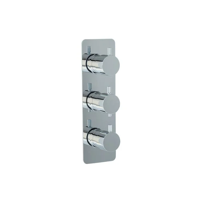 Ravine 3 Lever 2-Way Thermostatic Shower Valve Chrome