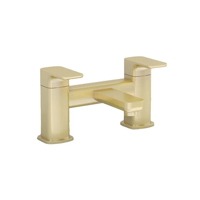 Flite Deck Mounted Bath Filler Brushed Brass