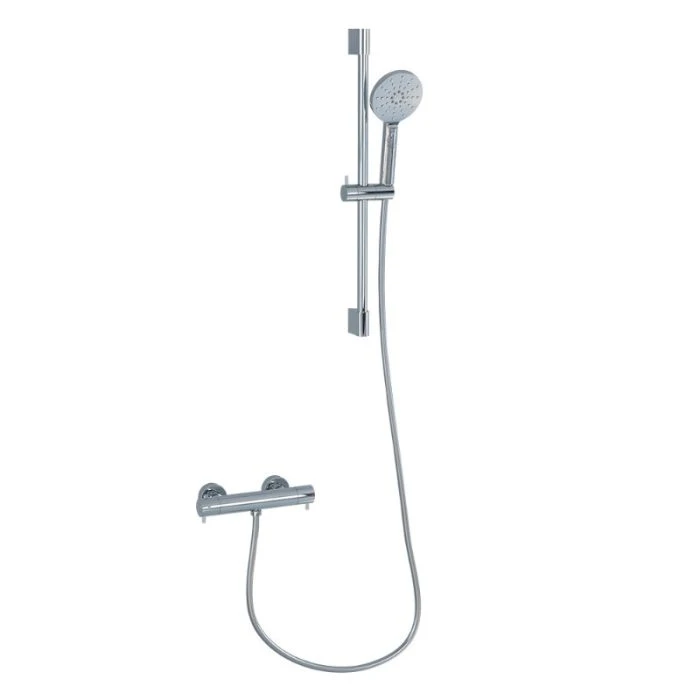 Ravine Single Outlet Bar Valve Slide Rail Kit Chrome