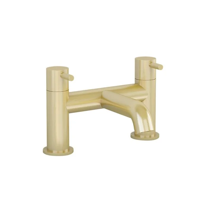 Ravine Deck Mounted Bath Filler Brushed Brass