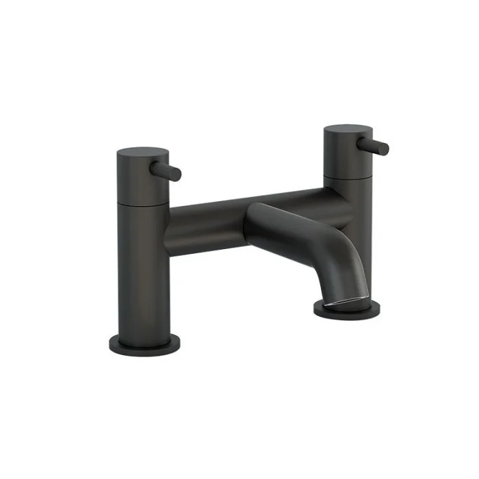 Ravine Deck Mounted Bath Filler Matt Black
