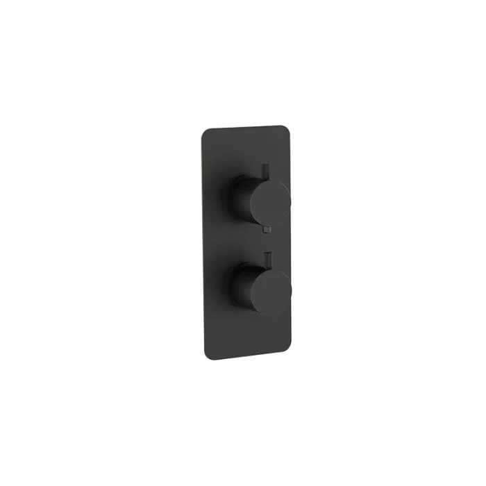 Ravine 2-Way Thermostatic Shower Valve Matt Black