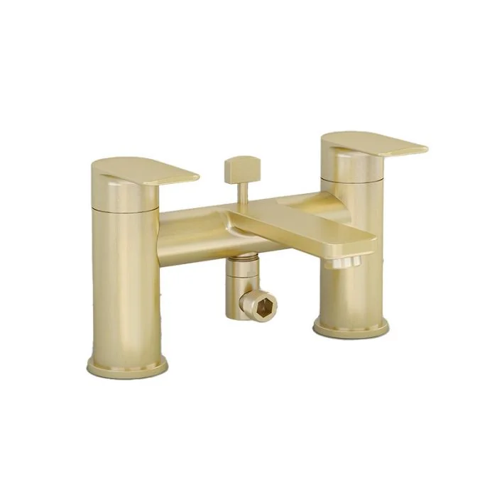 Suburb Deck Mounted Bath Shower Mixer Brushed Brass