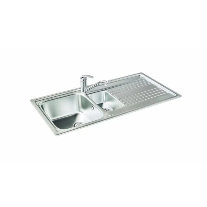 Carron Phoenix Rapid 150 1.5 Bowl Inset Sink Stainless Steel