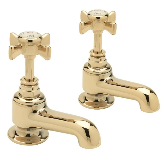 CHURCHMAN BATH TAPS GOLD