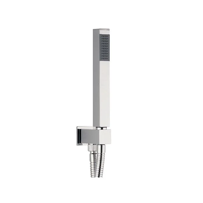 Square Wall Outlet With Handset And Hose