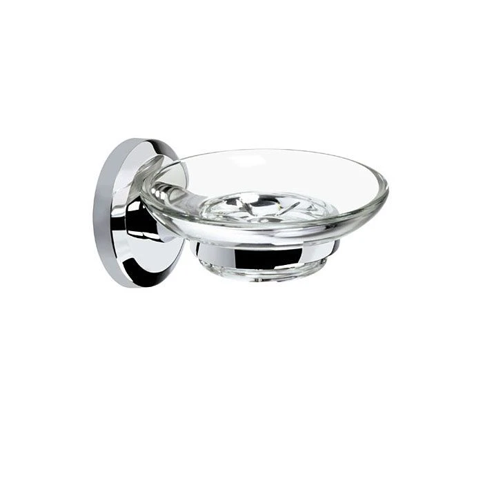 Solo Glass Soap Dish and Holder